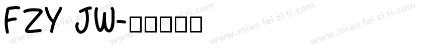FZY JW字体转换